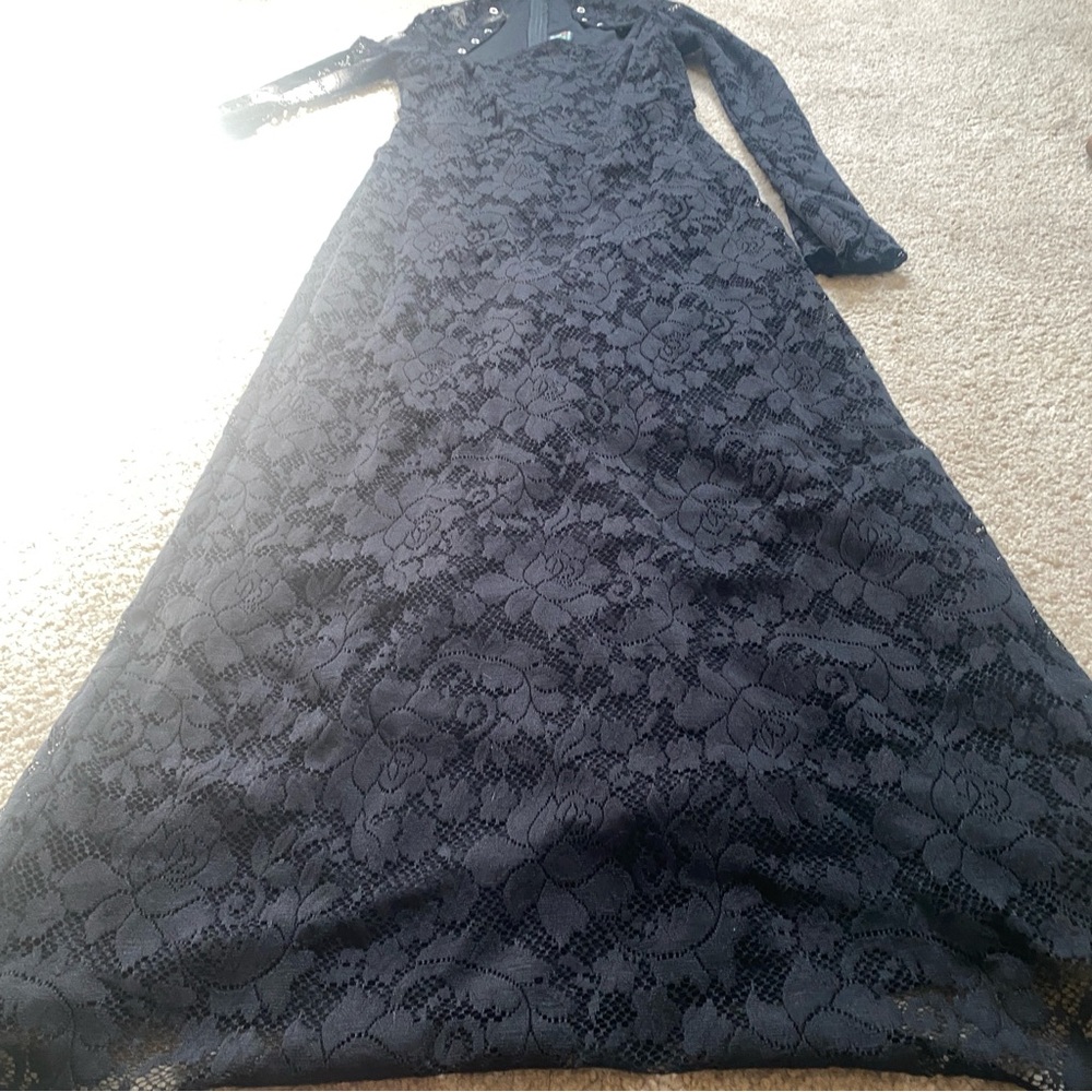 Dress, Gothic Maxi Laced Chest - Picture 4 of 16